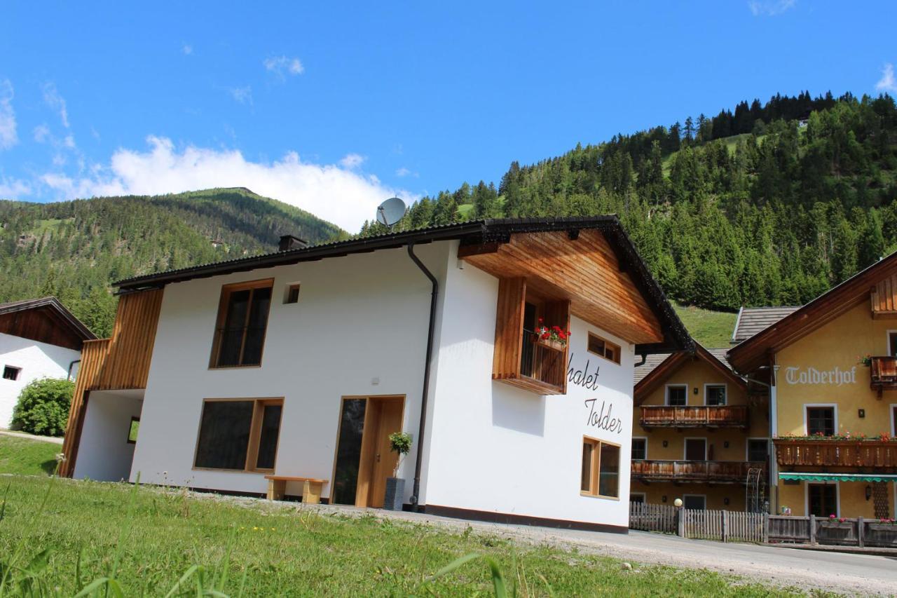 Chalet Tolder Innichen Buitenkant foto